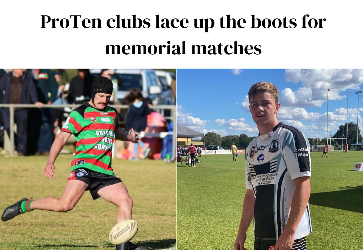 ProTen clubs play for suicide awareness