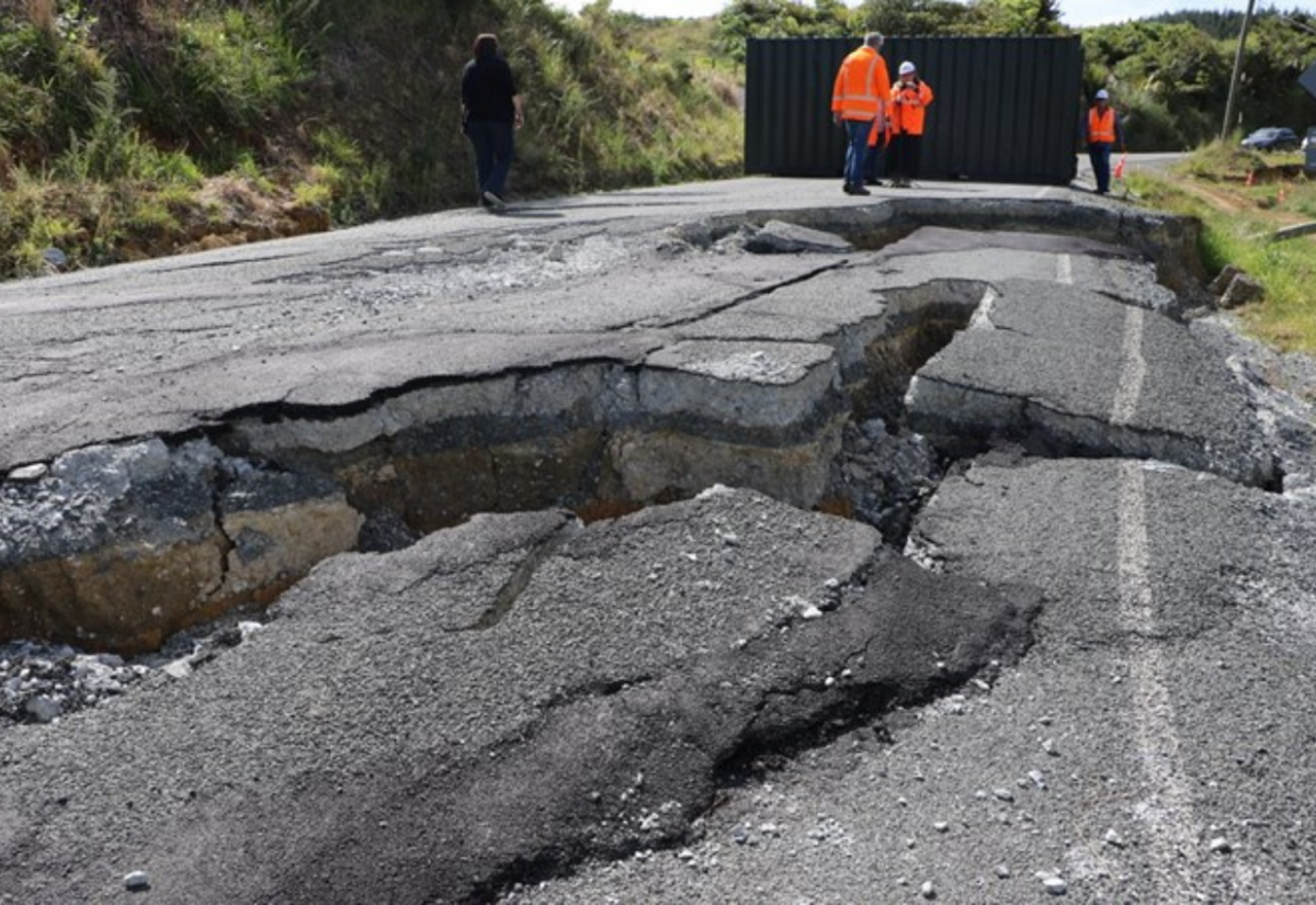 AT completes massive Ahuroa Road slip repairs in Pūhoi