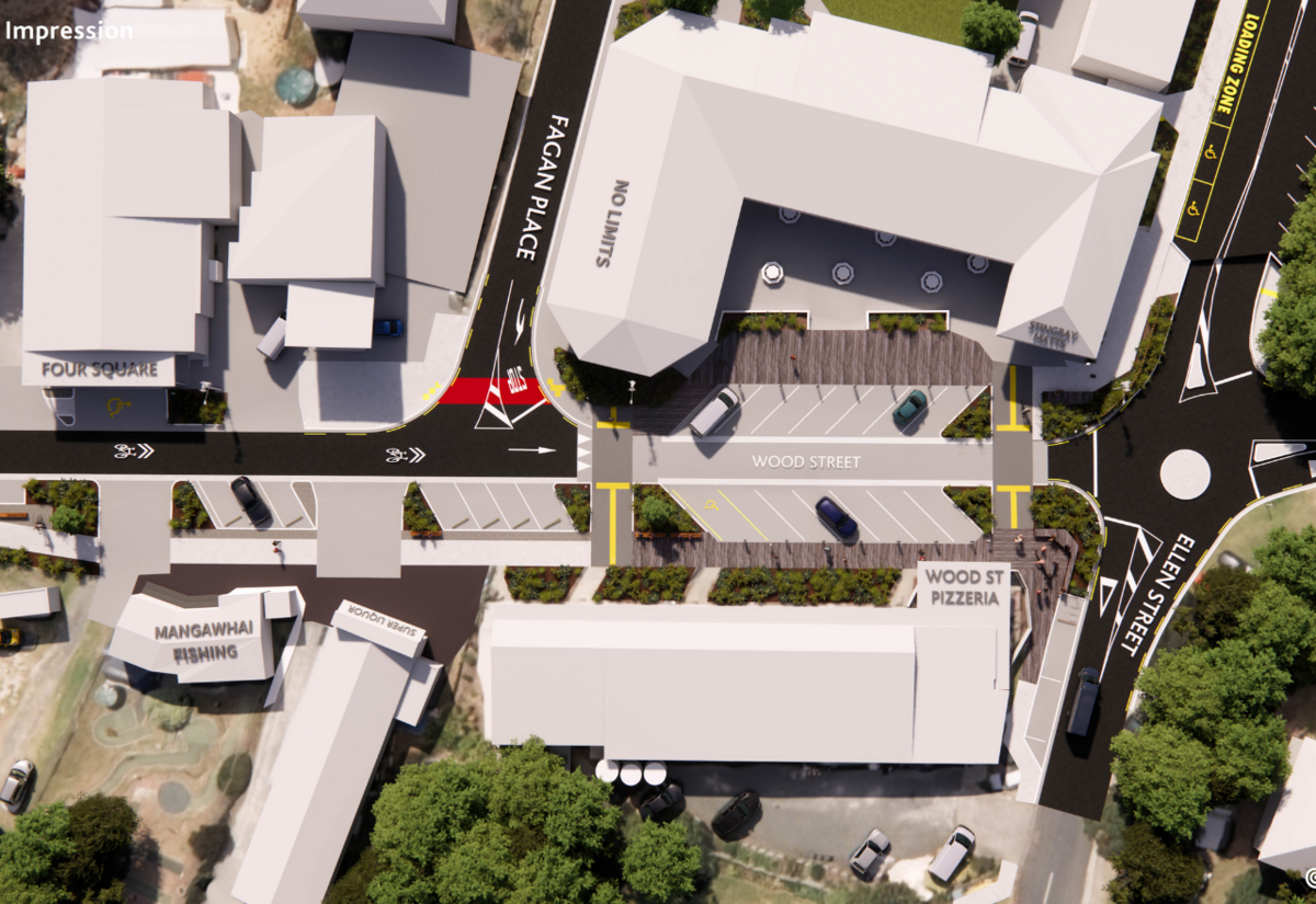 Mangawhai's Wood Street revitalisation set to begin this month