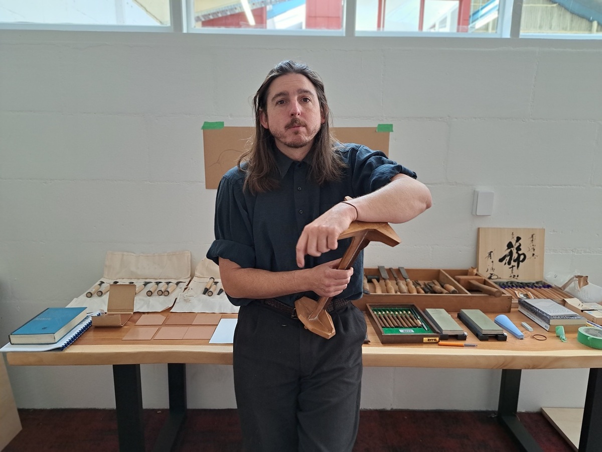 Artist immersing himself in 'intricacies' of new process