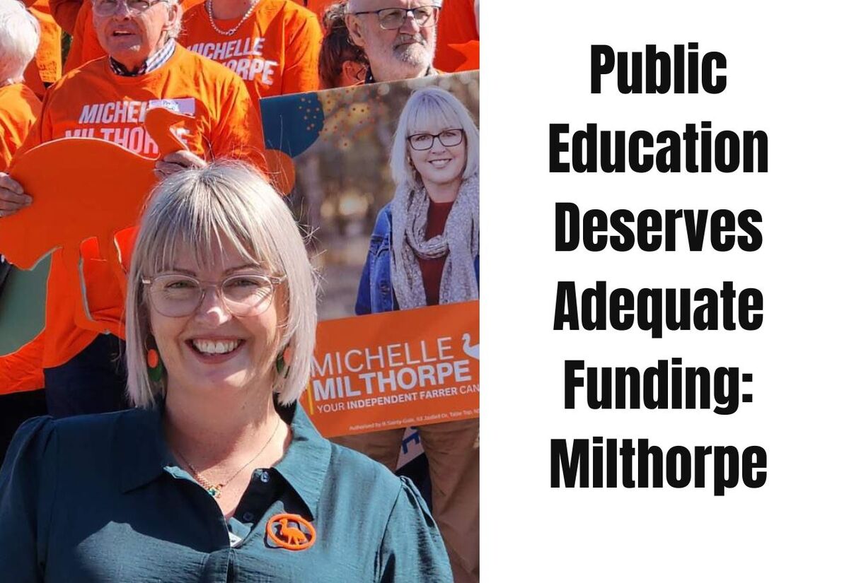 Public Education Deserves Adequate Funding 