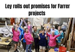 Member for Farrer makes election promises