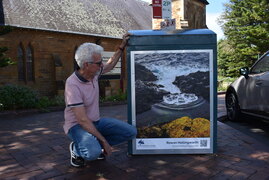 Rowan Hollingworth’s nature-inspired art adorns local bins