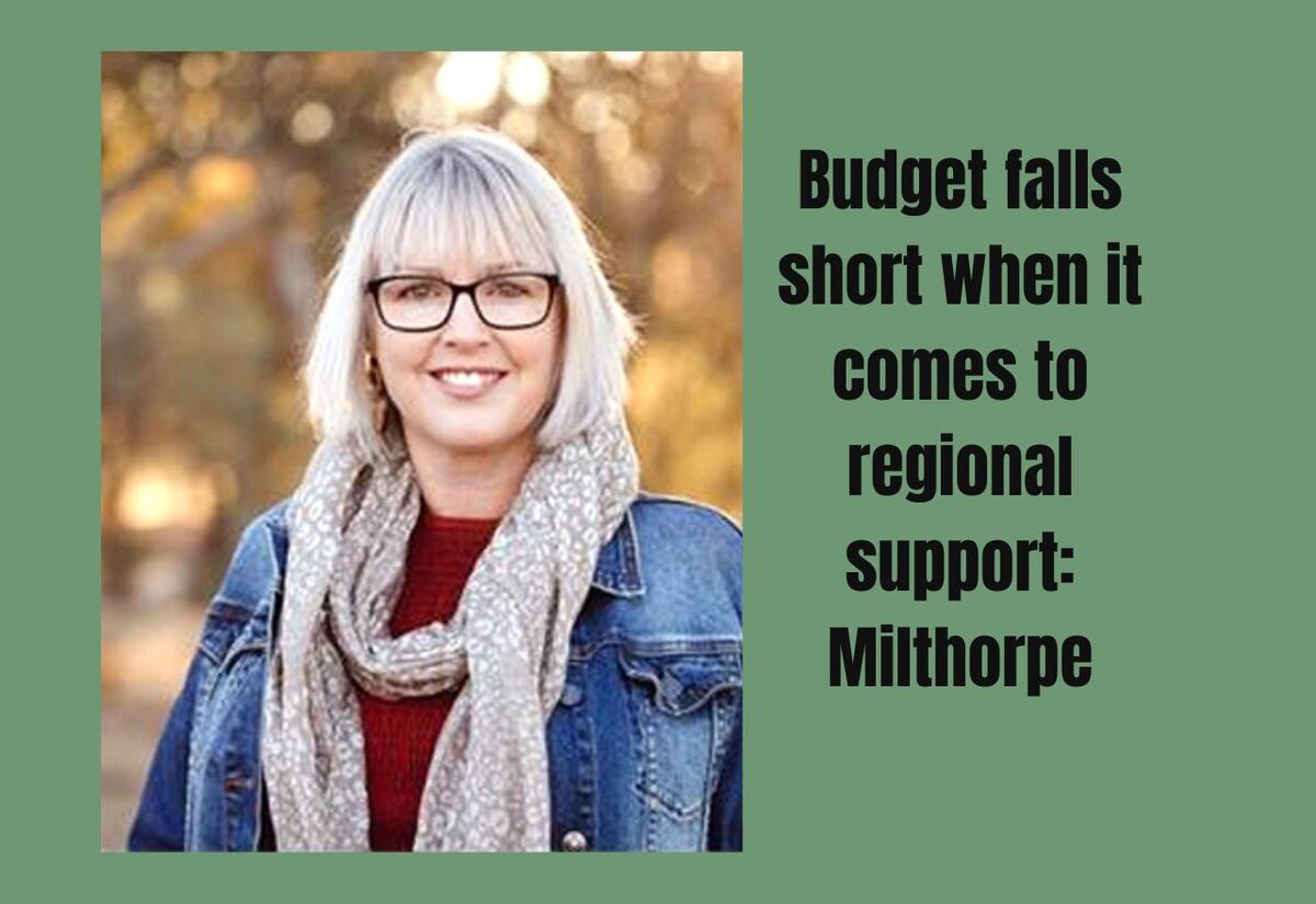 Budget falls short when it comes to regional support