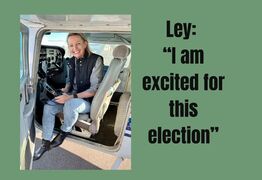 Ley is looking forward to the May 3 election