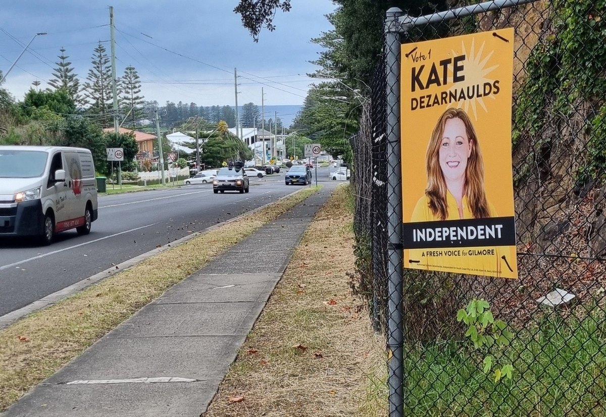 Election signs spark debate across Kiama