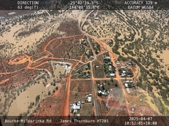 Paroo River hits historic record, isolates Wanaaring 