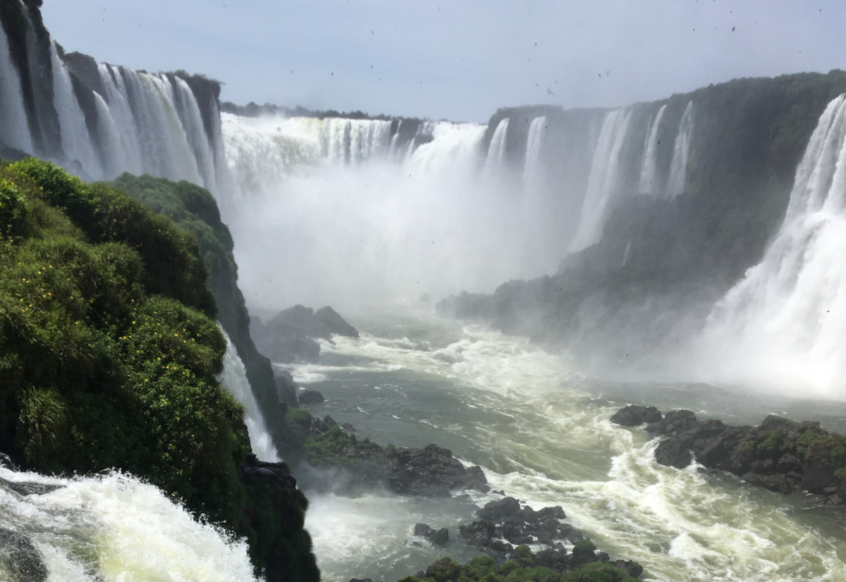 Iguazu Falls to Antarctica is quite the journey