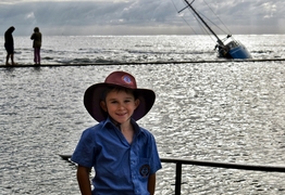 Intrepid reporter Darcy stops the car and steals the front page