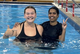Women's swimming sessions a win