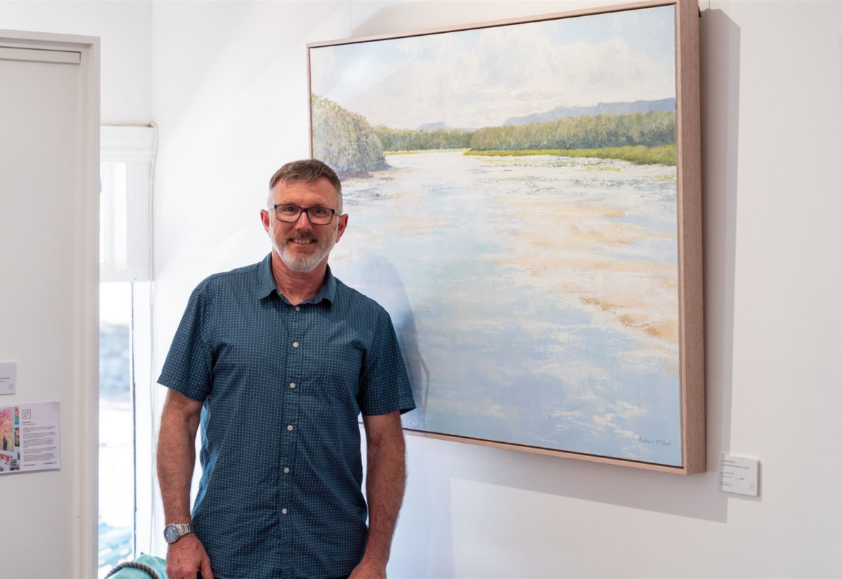 How the pandemic lockdown sparked Andrew's art revival