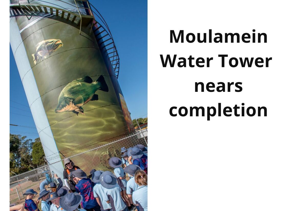 Moulamein Water Tower nears completion