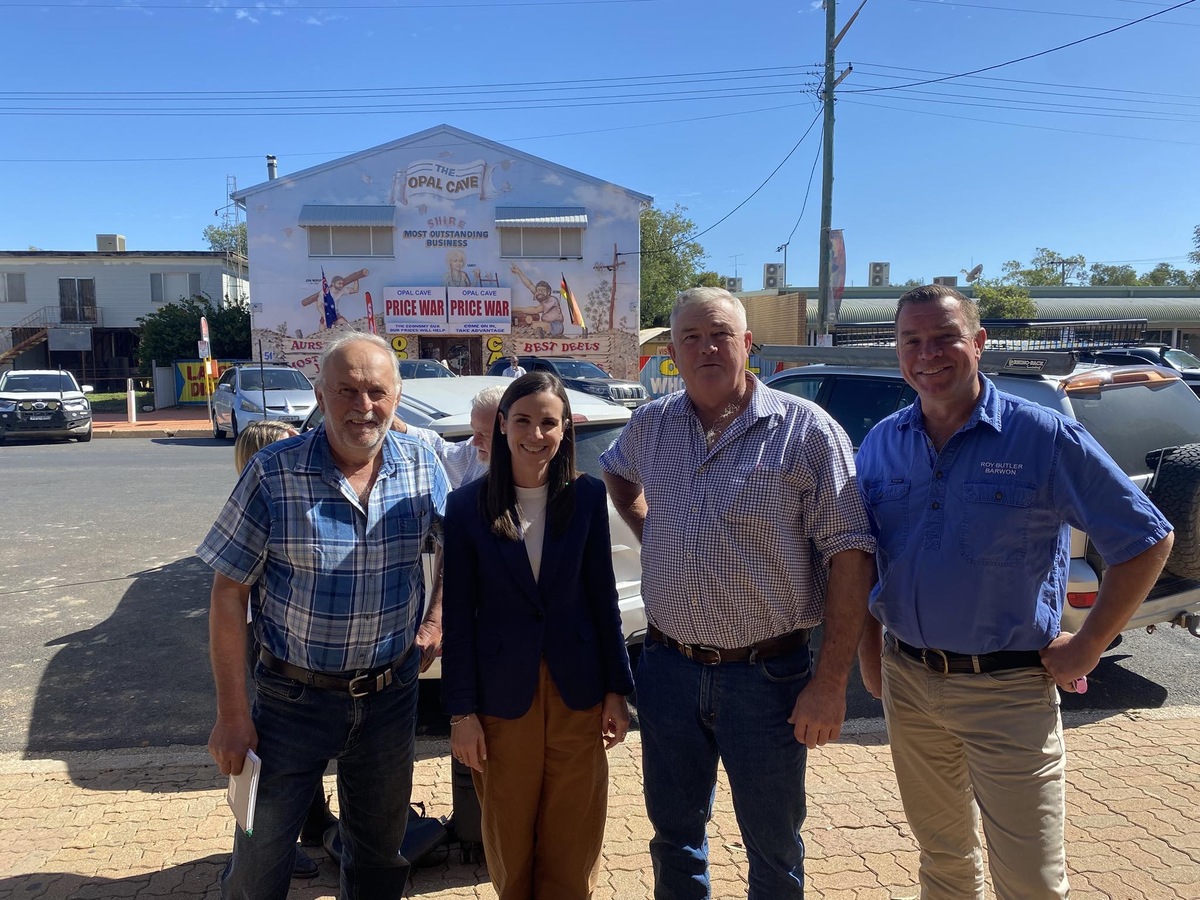 Minister comes to Lightning Ridge with no end yet for opal mining review 