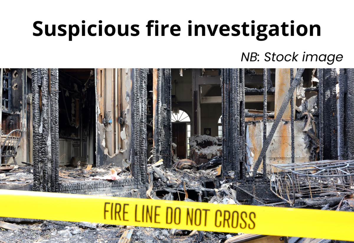 Suspicious fire investigation underway