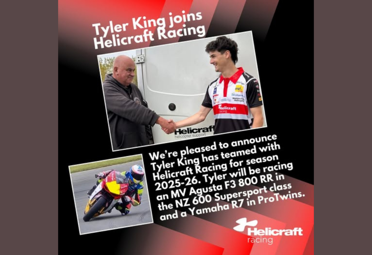 Silverdale local Tyler King Joins Helicraft Racing for 2025 Season