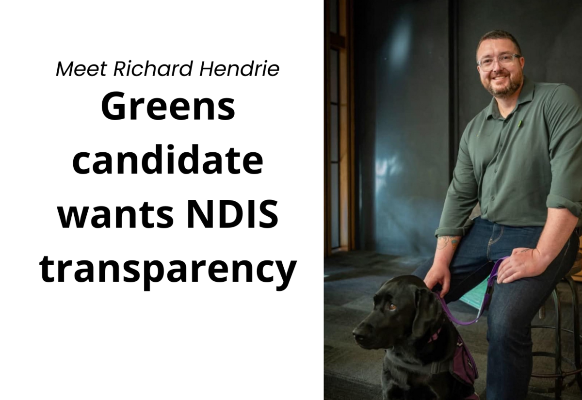 Meet Richard Hendrie - Greens candidate for Farrer