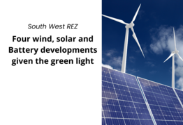 Four renewables projects announced for South West REZ