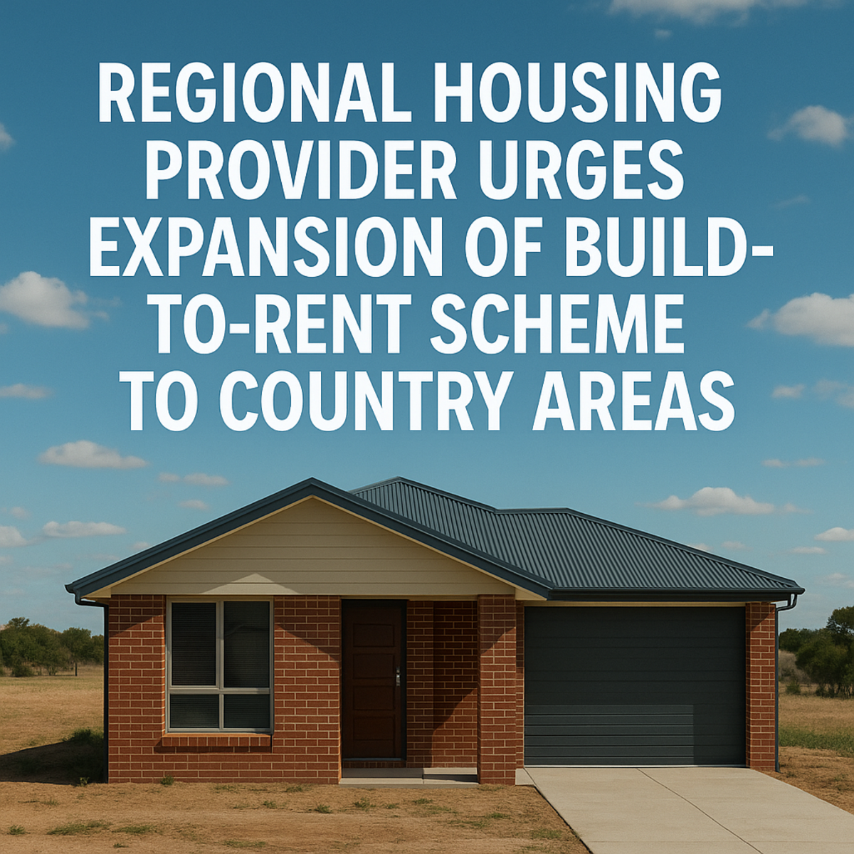 Regional Housing Provider Urges Expansion of Build-To-Rent Scheme to Country Areas