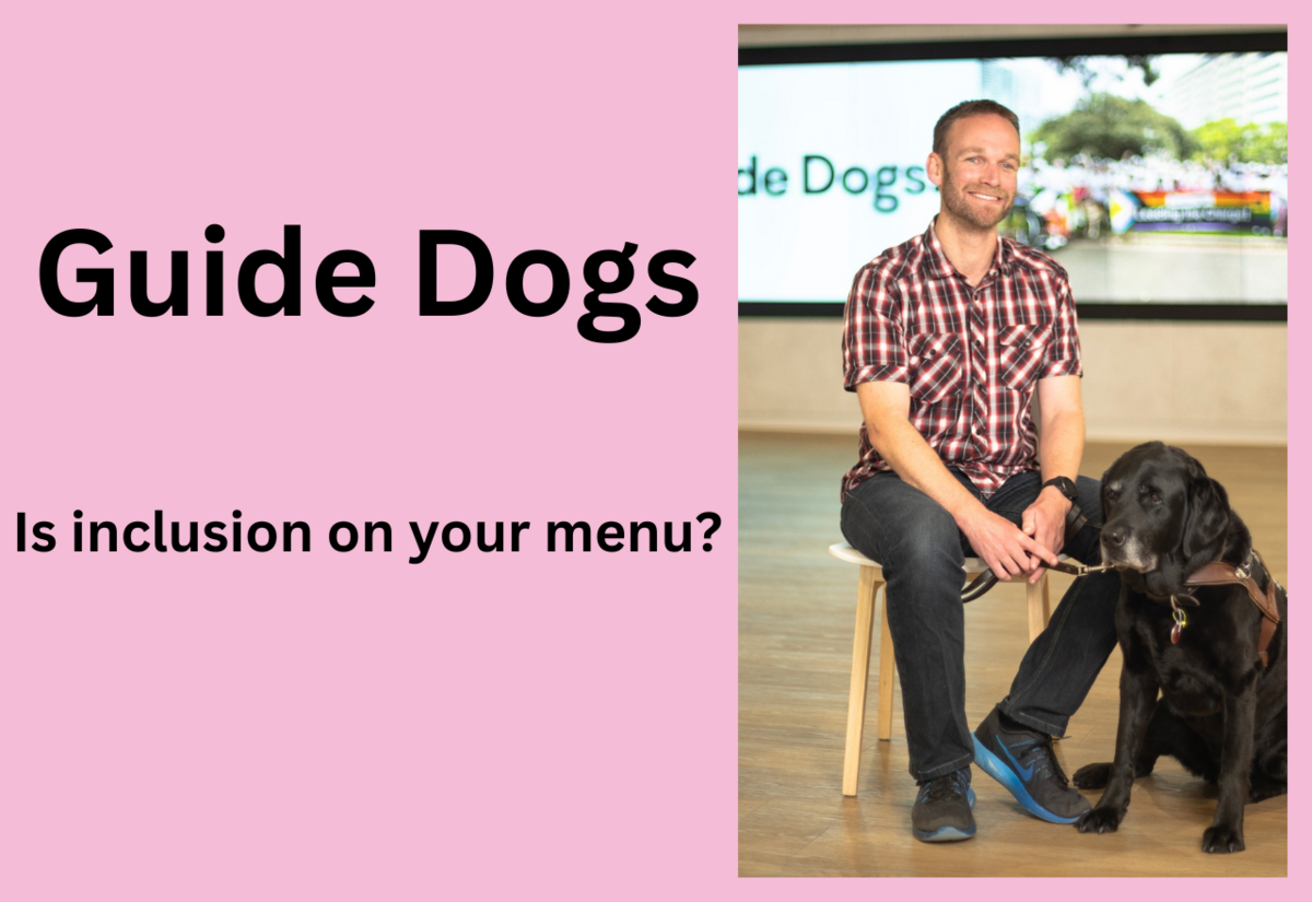 Local hospitality businesses lead the way in serving Guide Dog Handlers