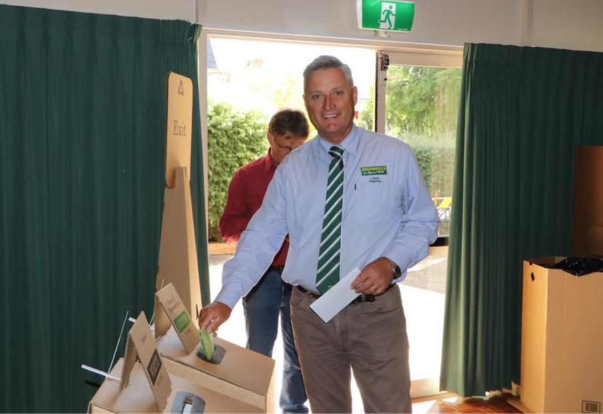 "Bitter sweet" - Jamie Chaffey new member for Parkes