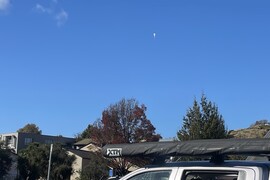 Two balloons in air for NASA - briefly