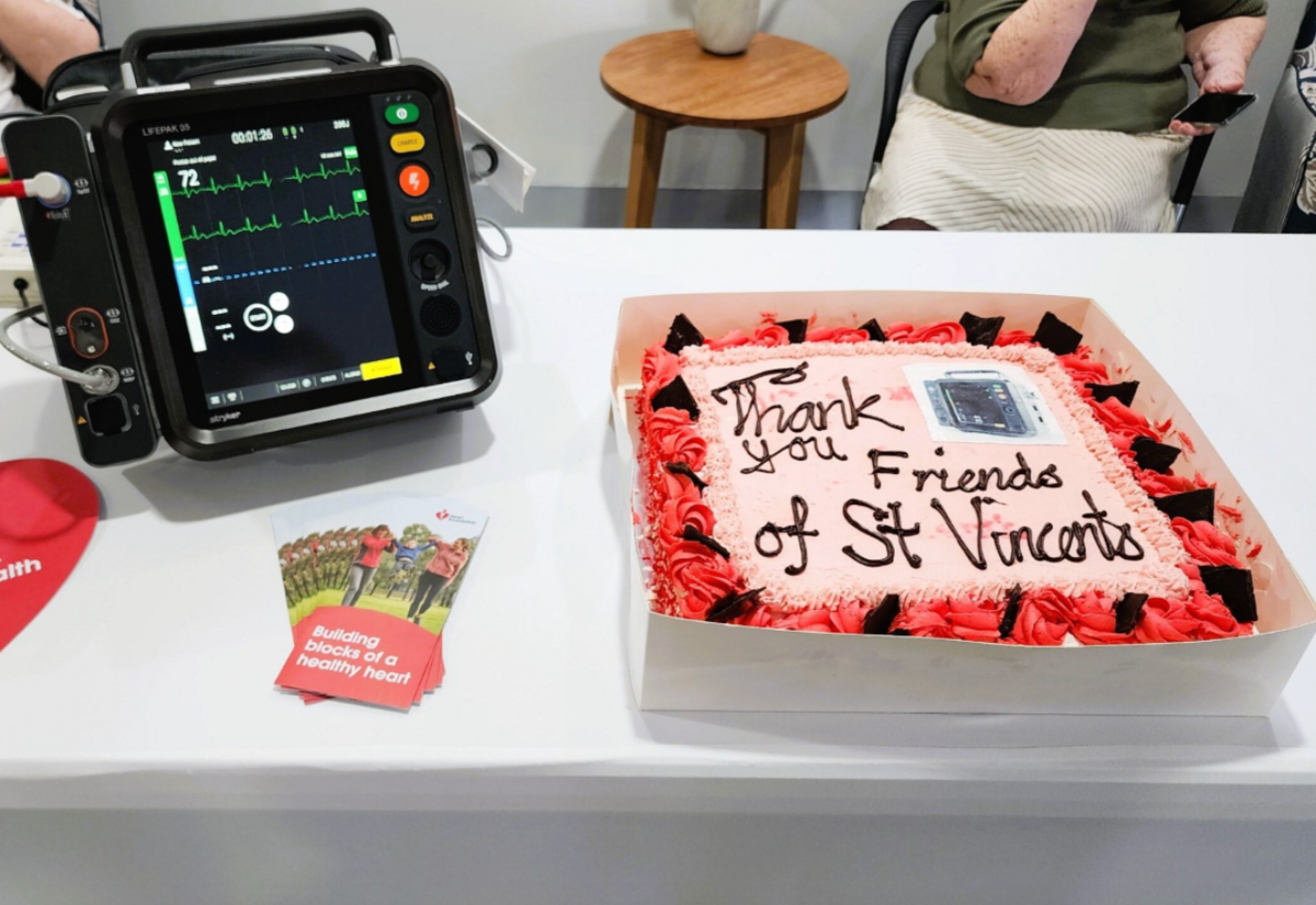 St Vincent's launches new fleet of defibrillators thanks to volunteers