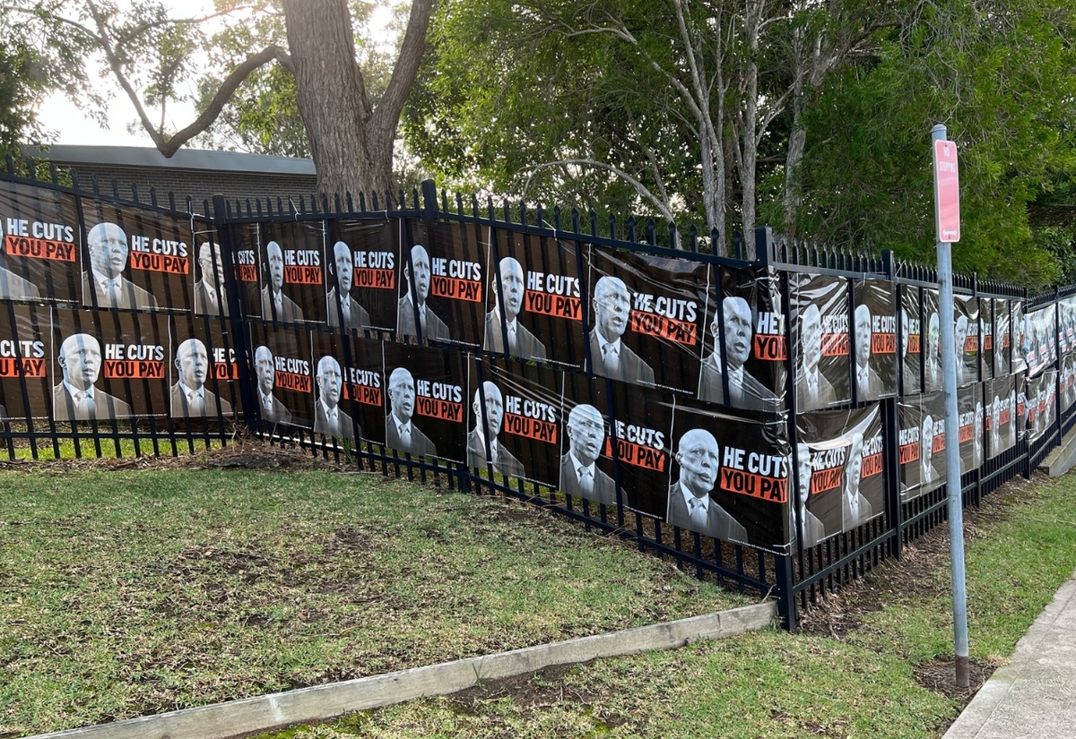 James starts quiet campaign for town free of election rubbish