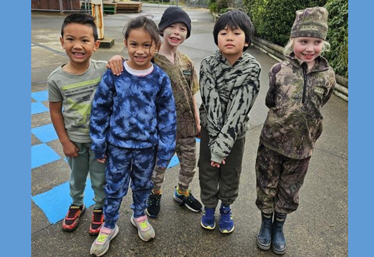 Tokanui Schools Camo Day