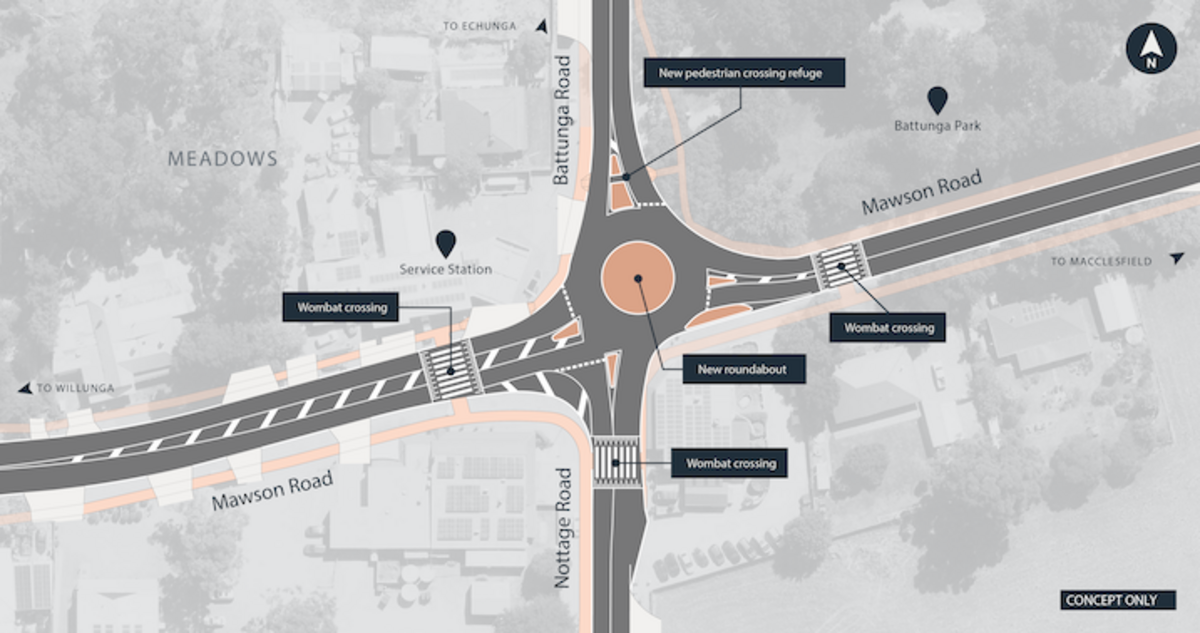 Meadows roundabout plan open for feedback