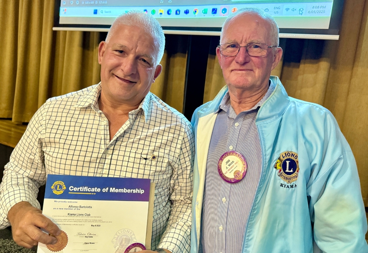 Lions Club welcomes Alf as Trust expands cancer care support