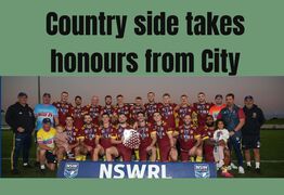 Country takes annual match with 26-14 win over City