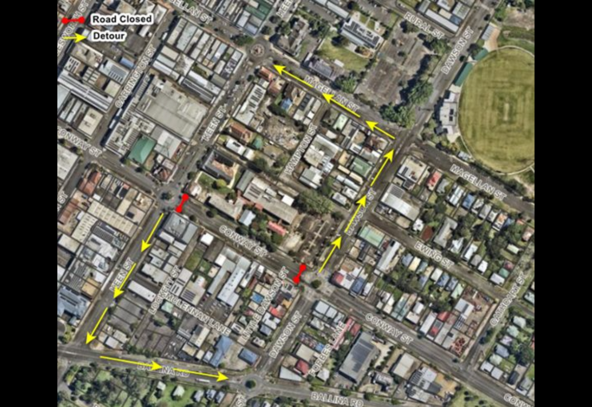 Conway Street night roadworks start Wednesday