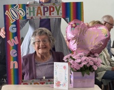 Friends and puzzles keep Gwen going strong at 105 