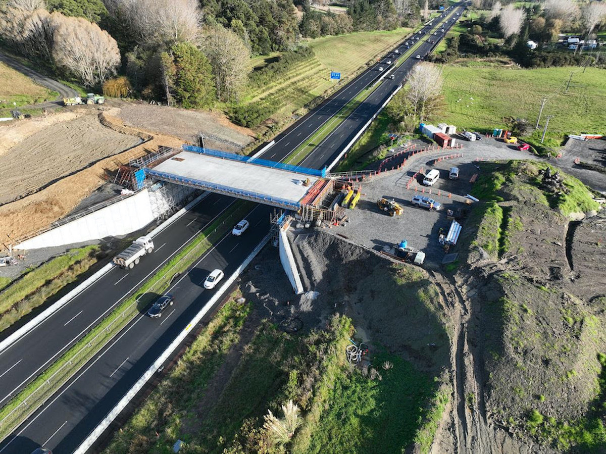 Penlink Progress Along SH1 and Coast