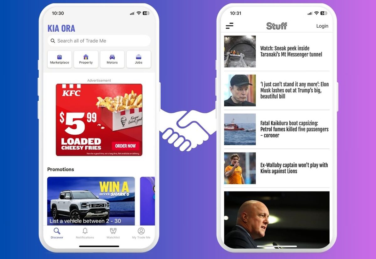 Trade Me Buys Half of Stuff Digital