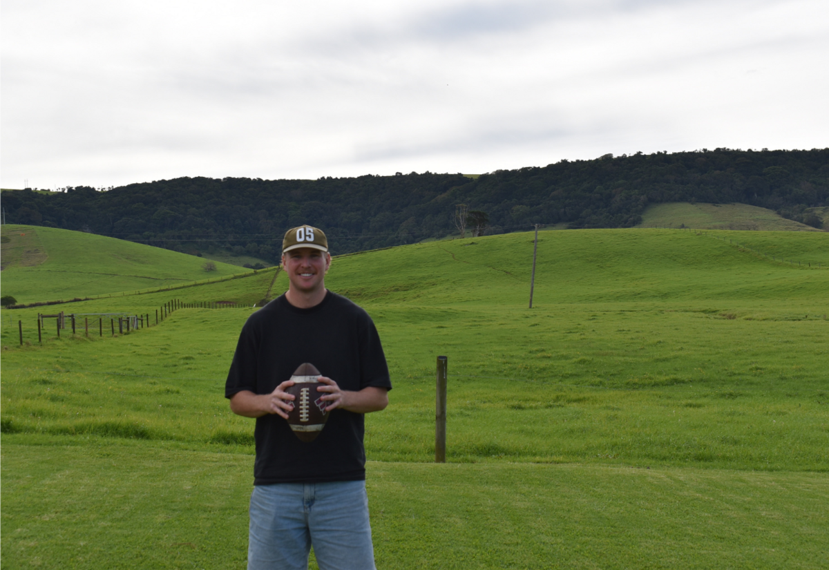 From paddocks to packed stadiums: Tiyce’s American football dream