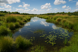 Planting wetland at Matakana with friends of Awa Matakanakana
