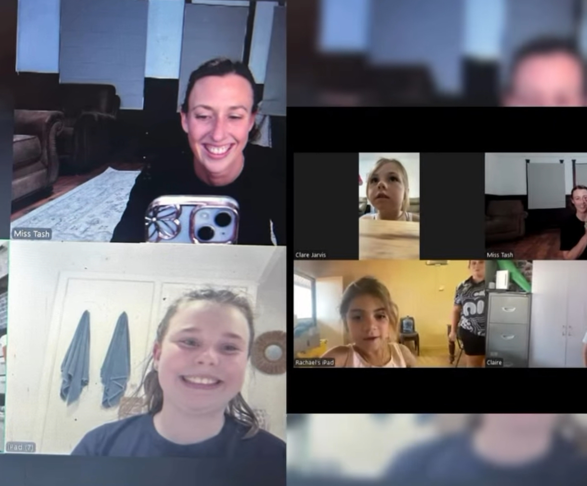 Reaching out for dance in the bush