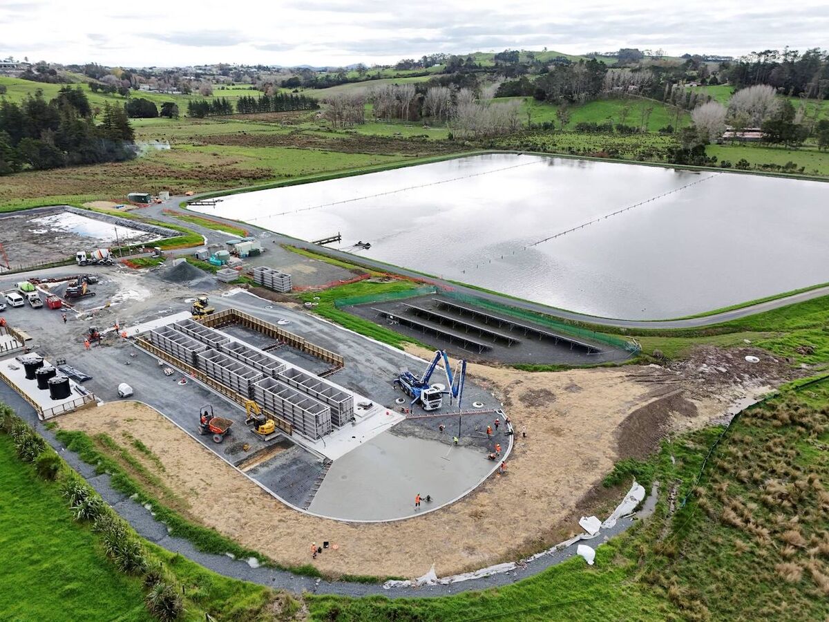 Wellsford Wastewater Plant Nears Completion