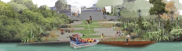 Floating jetty for Riverside Park 