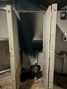 Public toilets closed after fire