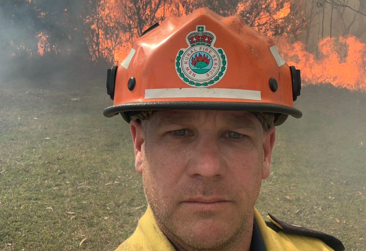 Andrew risks his life to keep us bushfire safe
