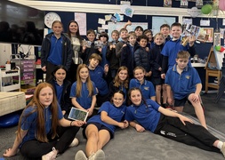 Clyde School class postcard project goes viral