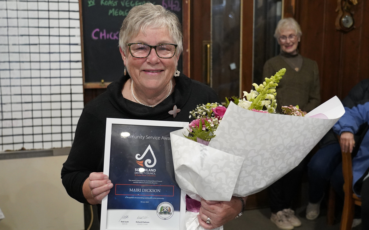 Tireless Waikaia advocate honoured