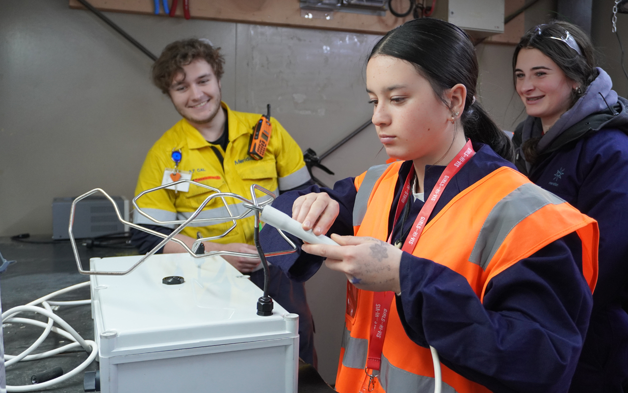Southland female students try their hand at a trade