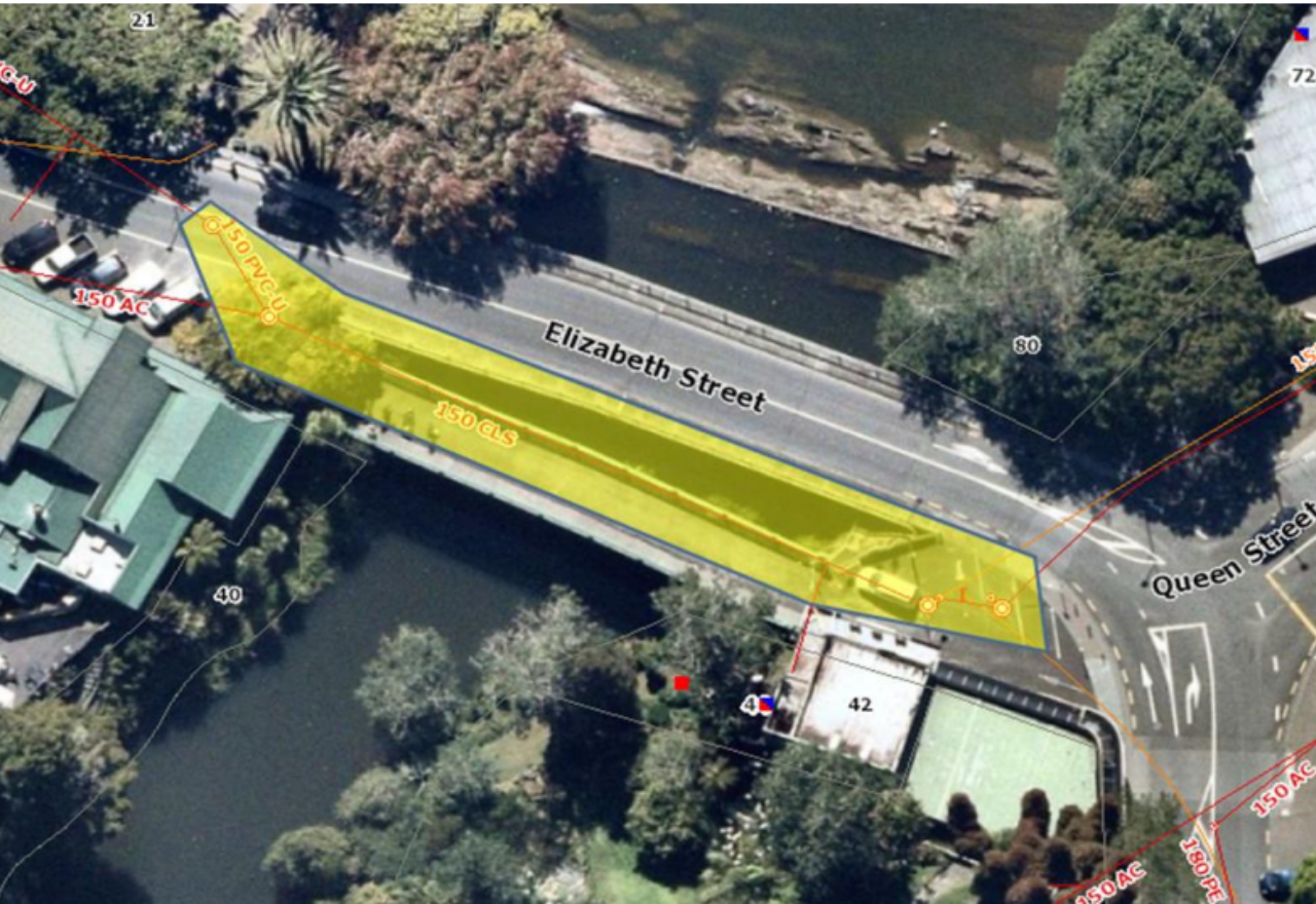 Elizabeth St Heritage Bridge Wastewater Upgrade Warkworth