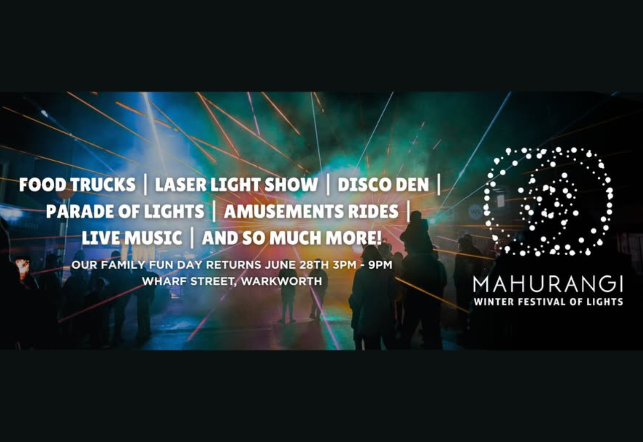 Reminder: Mahurangi Winter Festival of Lights is confirmed ON!