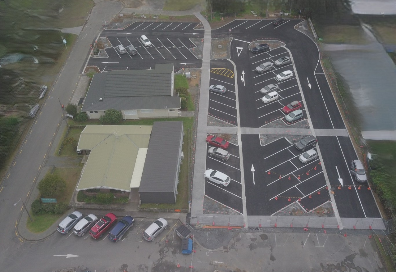 Wood Street, Mangawhai carpark open as stage 1 wraps up