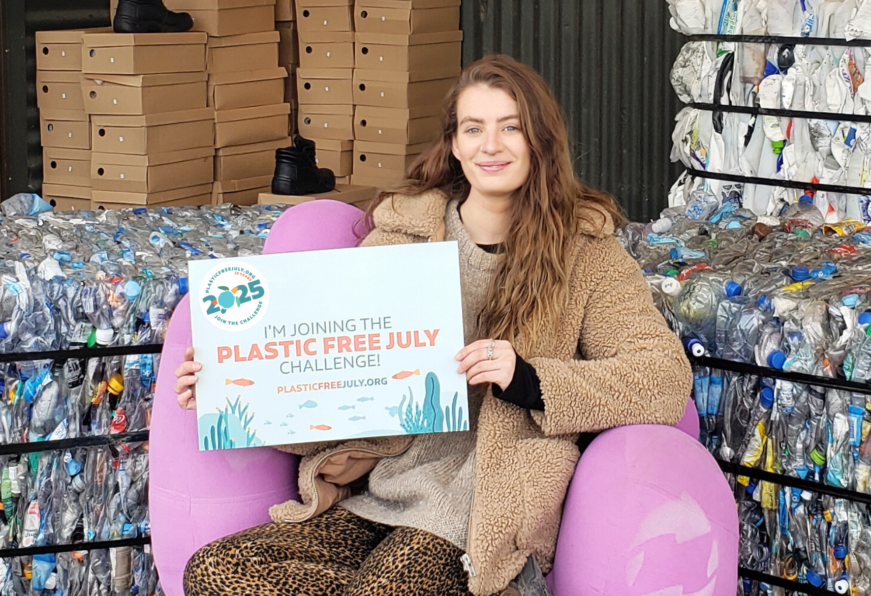 Community challenge for Plastic Free July 