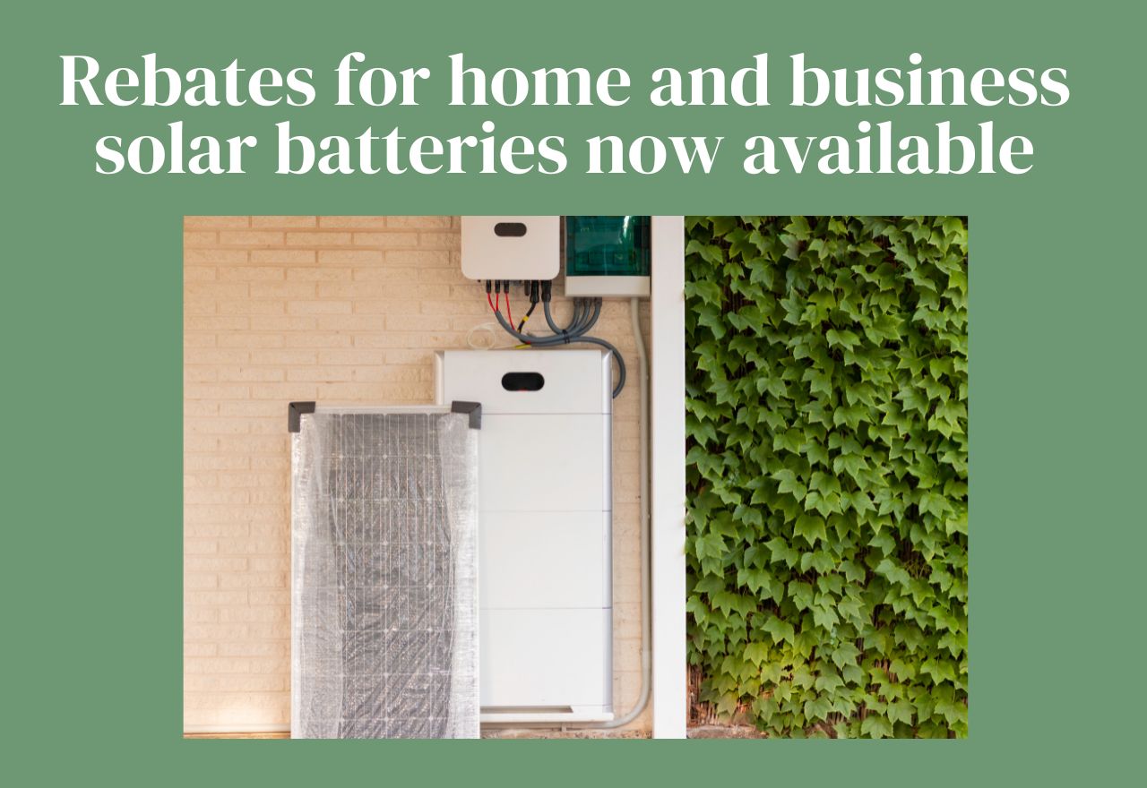 Federal solar battery rebate starts today, July 1